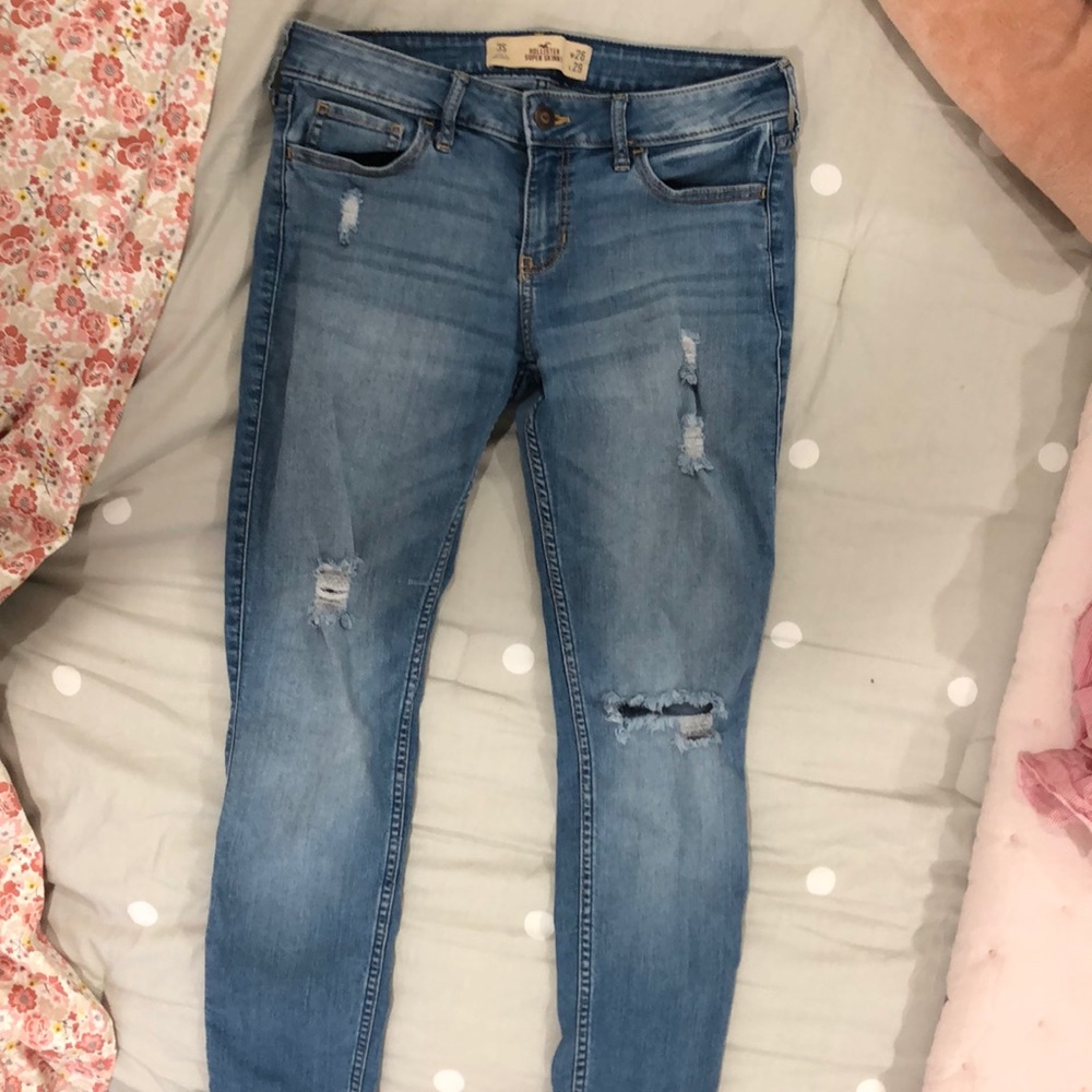 hollister supper skinny jeans